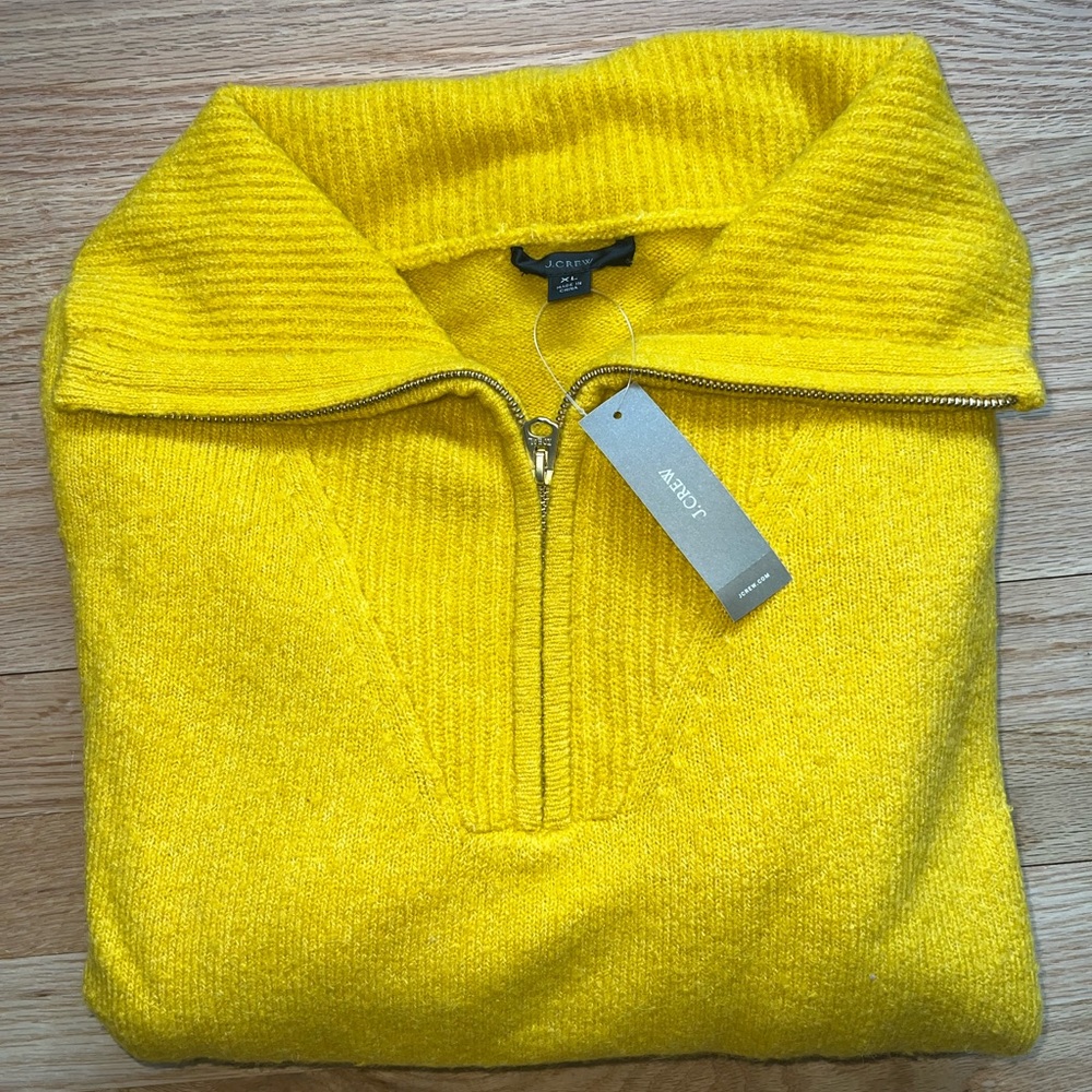 J.Crew sweater in Mustard yellow